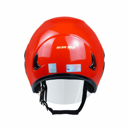 Mũ Bảo Hiểm 3/4 Đầu Có Kính Blue Sea A102K - Màu Đỏ Tươi