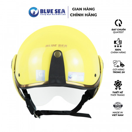 Mũ Bảo Hiểm 1/2 Đầu BL12A366K Màu Vàng - Chính hãng