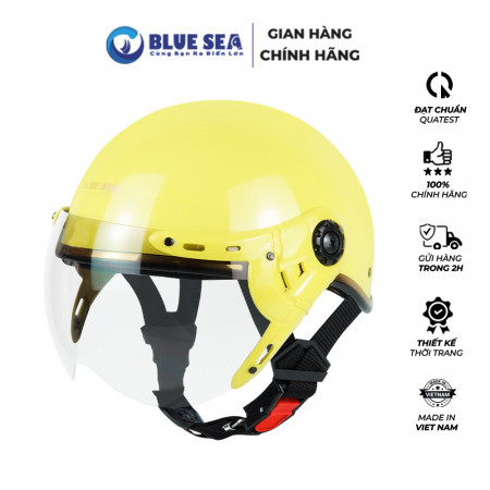 Mũ Bảo Hiểm 1/2 Đầu BL12A366K Màu Vàng - Chính hãng